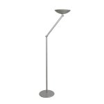 Lampadaire led aluminor lib gris acier lib led v g