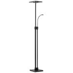 Lampadaire led brilliant forrester noir plastique g94956 / 06