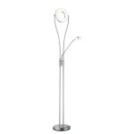 Lampadaire led trio rennes nickel m?tal r42412107