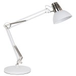 Lampe de bureau calypsa - blanc - aluminium - aluminor calypsa b