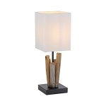 Lampe design neuhaus abuja marron bois 1939