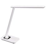 Lampe de bureau led bob - blanc aluminium - aluminor - bob b
