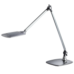 Lampe de bureau led - duke - gris / aluminium - aluminor - duke lt g