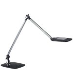 Lampe de bureau led - duke - noir / aluminium - aluminor - duke lt n