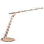 Lampe de bureau led - sigma - or aluminium - aluminor - sigma or