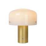 Lampe de table design timon - ? 27 cm - laiton verre - lucide 05539 / 01 / 02