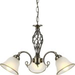 Lustre 3 lumi?res design globo odin laiton m?tal 60208 - 3 Lustre 3 lumi?res design globo odin laiton m?tal 60208 - 3
