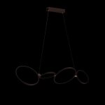 Lustre design trio rondo blanc m?tal 322610431