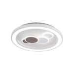 Plafonnier 2 lampes led neuhaus eliza blanc m?tal 6284 - 16