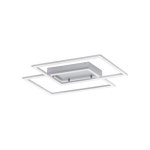 Plafonnier 2 lampes led neuhaus inigo gris aluminium 8192 - 55
