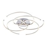Plafonnier 3 lampes led neuhaus danilo gris m?tal 8165 - 55