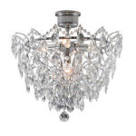 Plafonnier 4 lampes design marksl?jd rosendal chrome m?tal 100511