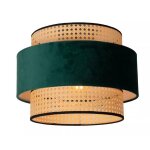 Plafonniers javor - 1xe27 - vert / rotin - lucide - 34139 / 01 / 33 Plafonniers javor - 1xe27 - vert / rotin - lucide - 34139 / 01 / 33