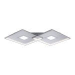 Plafonnier led neuhaus amara gris m?tal 8378 - 55