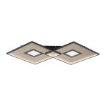 Plafonnier led neuhaus amara noir m?tal 8378 - 18