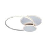 Plafonnier led neuhaus emilio gris aluminium 8318 - 55