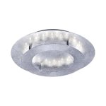 Plafonnier led neuhaus nevis gris m?tal 9620 - 21