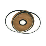 Plafonnier led neuhaus q - amira marron m?tal 8381 - 78