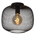 Plafonnier mesh - lucide - ? 30 cm - 1xe27 - noir - 45185 / 30 / 30 Plafonnier mesh - lucide - ? 30 cm - 1xe27 - noir - 45185 / 30 / 30