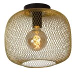 Plafonnier mesh - lucide - ? 30 cm - 1xe27 - or mat / laiton - 45185 / 30 / 02 Plafonnier mesh - lucide - ? 30 cm - 1xe27 - or mat / laiton - 45185 / 30 / 02