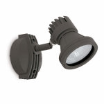 Projecteur ext?rieur design faro project gris anthracite fonte d'aluminium 71390