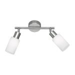 R?glette 2 spots design trio nickel m?tal r80012007
