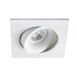 Spot encastr? faro argon blanc 01 aluminium 43402 + 43065