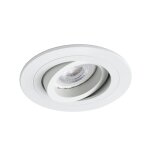 Spot encastr? faro radon blanc 01 aluminium 43398 + 43065