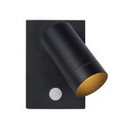 Spot mural design lucide taylor noir aluminium 09831 / 01 / 30