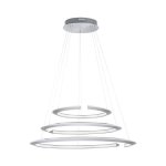 Suspension 3 lampes led neuhaus alessa gris m?tal 2493 - 55