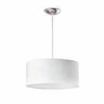 Suspension design faro seven blanc tissu 68284