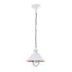 Suspension ext?rieure contemporaine faro nautica blanc m?tal 71106