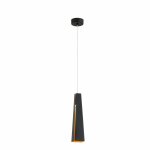 Suspension led faro pluma noir aluminium 64172