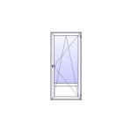 Portes - fen�tres pvc 1 vantail sur mesures (� partir de)