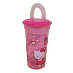 Hello kitty - verre paille 309 58 - 85225 5204549055032 mugs - gourdes - verres hello kitty