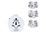 Adaptateur coulissant go travel electrique universel blanc