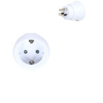Adaptateur go travel electrique europe - australie - chine blanc