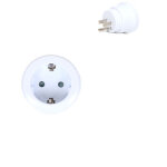 Adaptateur go travel electrique europe - etats - unis blanc