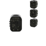 Adaptateur usb �lectrique universel snowball noir