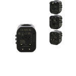 Adaptateur usb �lectrique universel snowball noir