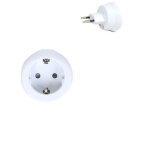 Adaptateur voyage go travel electrique europe - suisse blanc