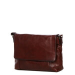 Besace en cuir g�rard h�non verone choco marron