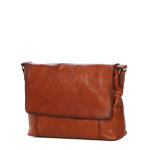Besace en cuir g�rard h�non verone marron