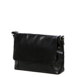 Besace en cuir g�rard h�non verone noir