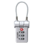 Cadenas � c�ble tsa airtex gris argent