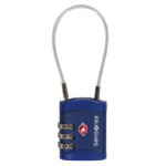 Cadenas  cble tsa samsonite midnight blue bleu