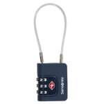 Cadenas � c�ble tsa samsonite midnight blue bleu