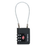 Cadenas � c�ble tsa samsonite noir