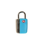 Cadenas à clé tsa go travel sécurité fluo bleu clair Cadenas à clé tsa go travel sécurité fluo bleu clair