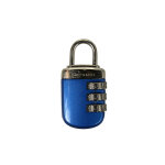 Cadenas � code go travel s�curit� - grand chiffre bleu fonc�
